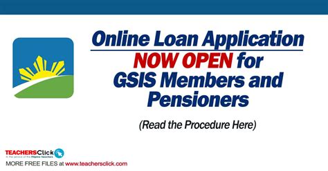 Online loan application now open for GSIS members, pensioners.